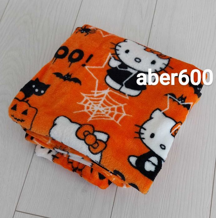 Spodnie Hello Kitty Halloween ~ Pluszowe ~ Idealne na Prezent ~ L/XL