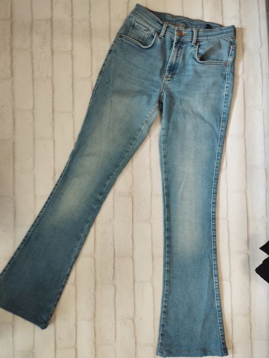 Джинси кльош штани джинсы штаны клёш