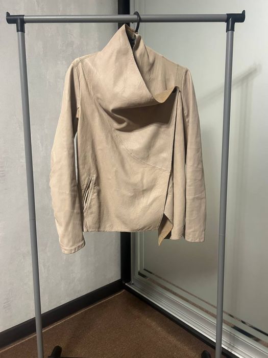 Шкіряна жіноча куртка косуха All Saints у стилі Rick Owens модель Carmine Jacket