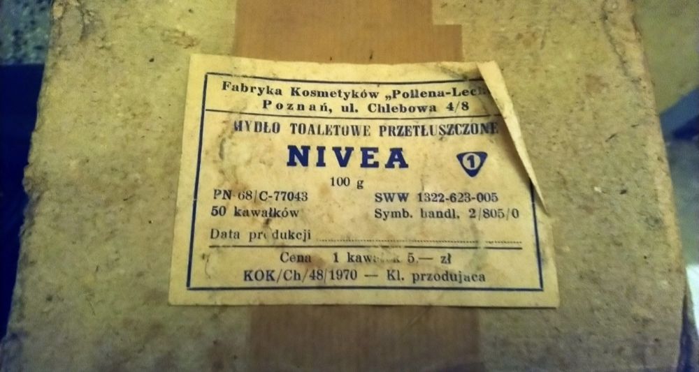 Stare mydła kolekcjonerskie nivea 40szt