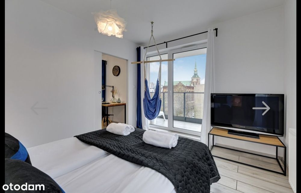 Gdańsk | Angielska Grobla | Apartament z balkonem i parkingiem
