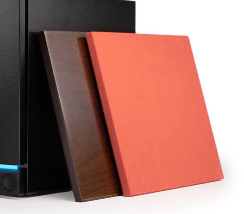 Steam Machine 2x  Faceplate (Laranja e Madeira)