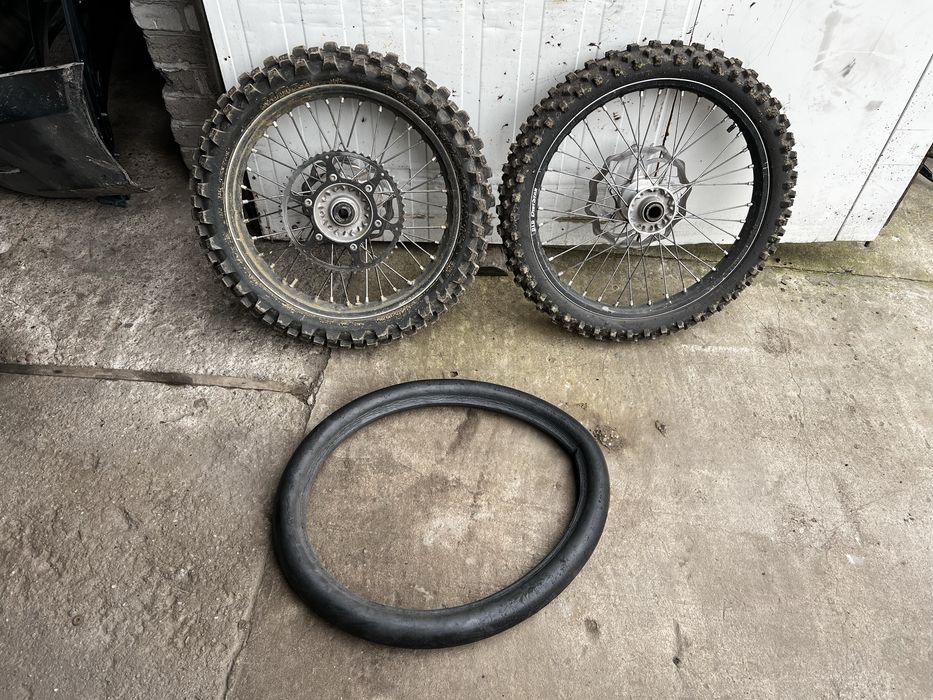 Koła enduro 21/19 nowe opony i mus