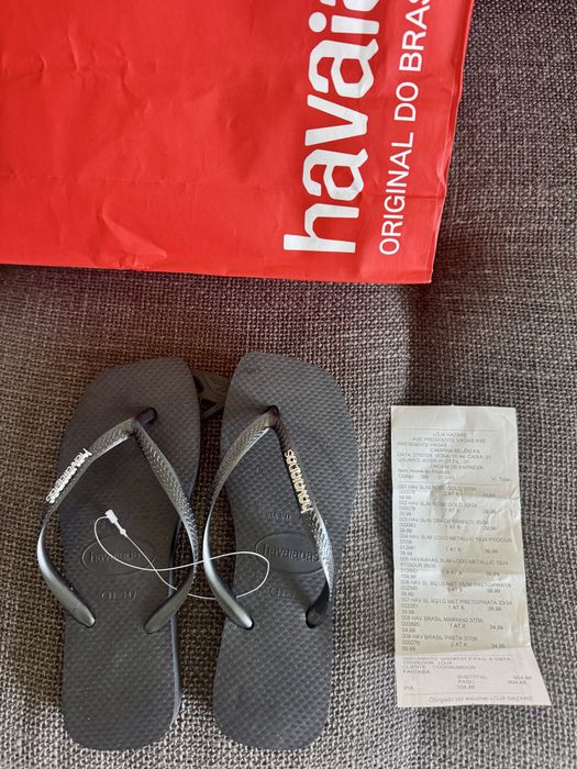 Modelo Feminino de Havaianas . Número35/36. Novas e com Factura.