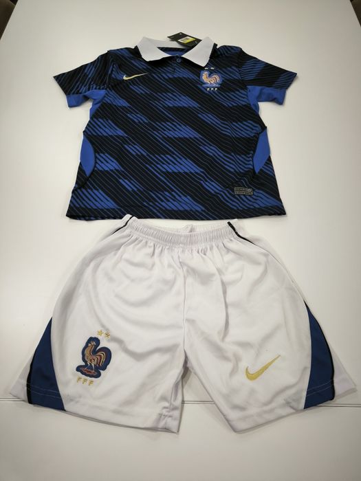 Conjunto da seleção da França de criança 6-7 anos