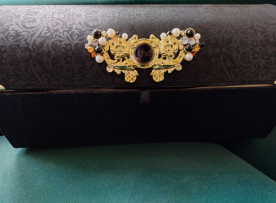 GHD Deluxe Midnight pokrowiec pudełko kuferek puzderko dark Gothic