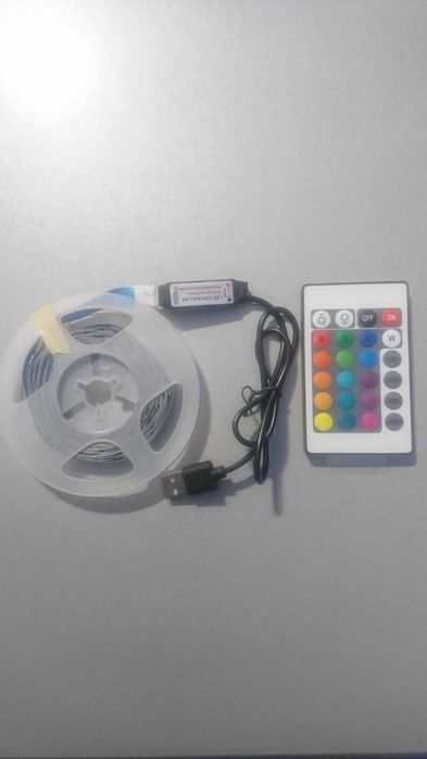 LED стрічка(5М) + ПУЛЬТ на 16 кольорів