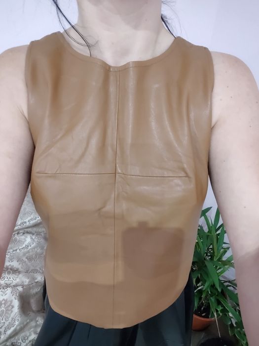 Spodnice spodenki bluzki z ekologicznej skóry XS s m