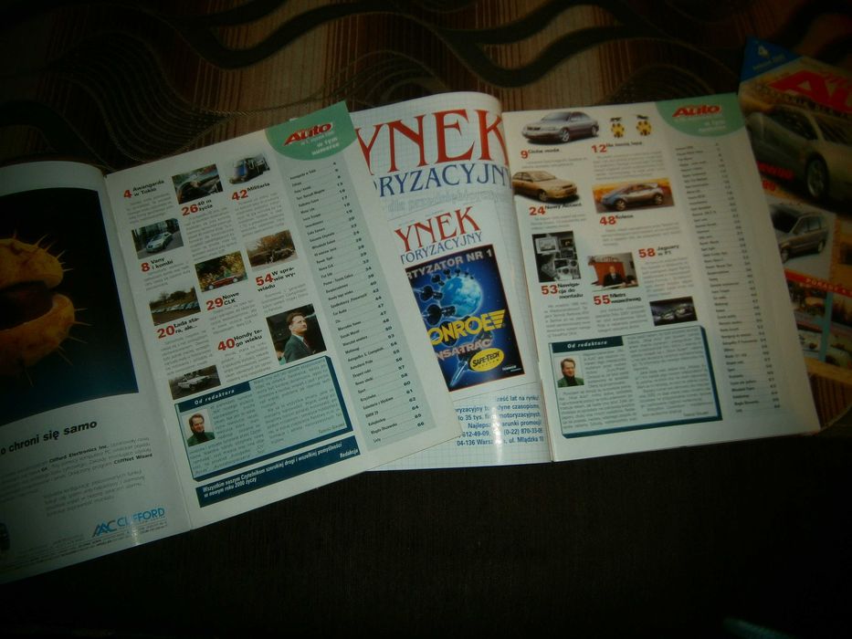 Czasopisma Moje auto - 3 numery rok 2000. Wysyłka