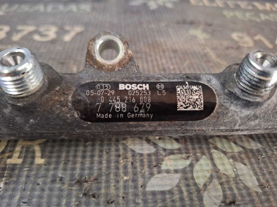 Régua de injeção usada BMW 525D 177CV E60 M57 BOSCH 0445216008