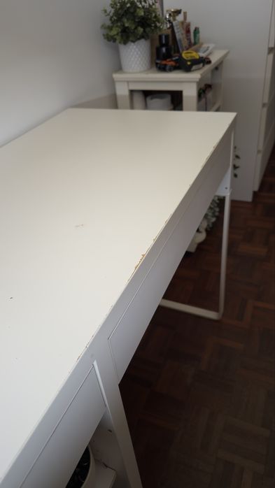 MICKE Secretária, branco, 105x50 cm