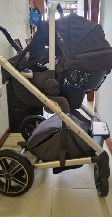 Carrinho NUNA Trio Completo + Isofix (Excelente Estado)