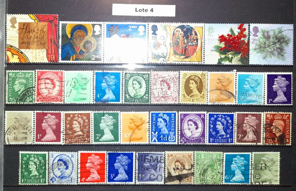 Vários Lotes - 35 Selos Reino Unido / França