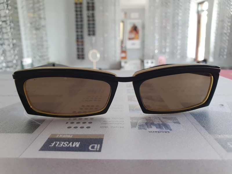 Okulary przeciwsłoneczne Unisex - Gold Wans - styl vintage