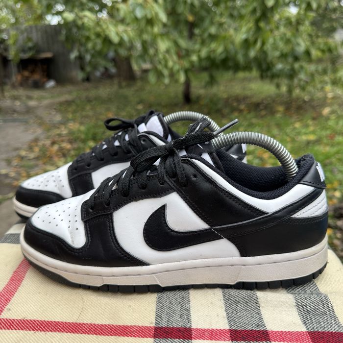 Кроссовки Nike Dunk Low Black/White, 39 размер, Оригинал, Кросівки