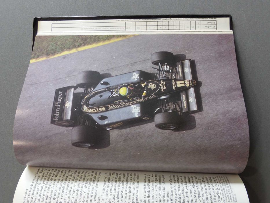 Livro Formula 1 86/87
