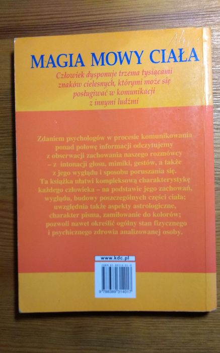 Język ciała gestów i zachowań Andy Collins
