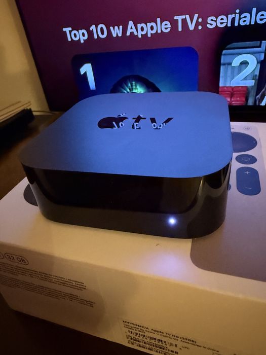 Idealny odtwarzacz multimedialny Apple TV A1625 nowy pilot