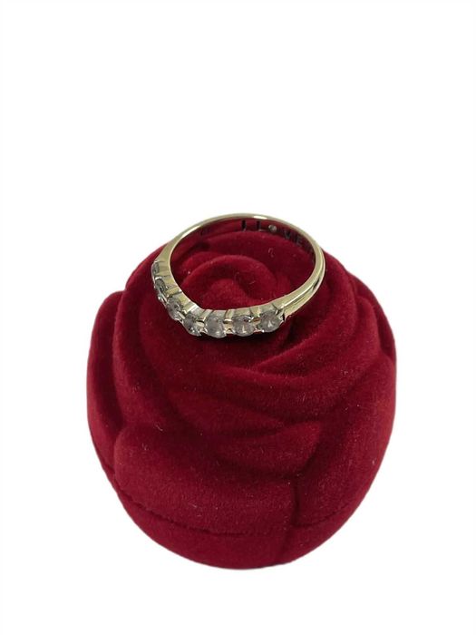 Złoty pierścionek CYRKONIE R16 375 2,26G