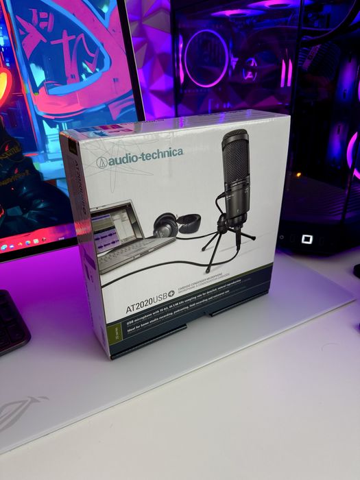 Оригінальний студійний мікрофон Audio-Technica AT2020USB+