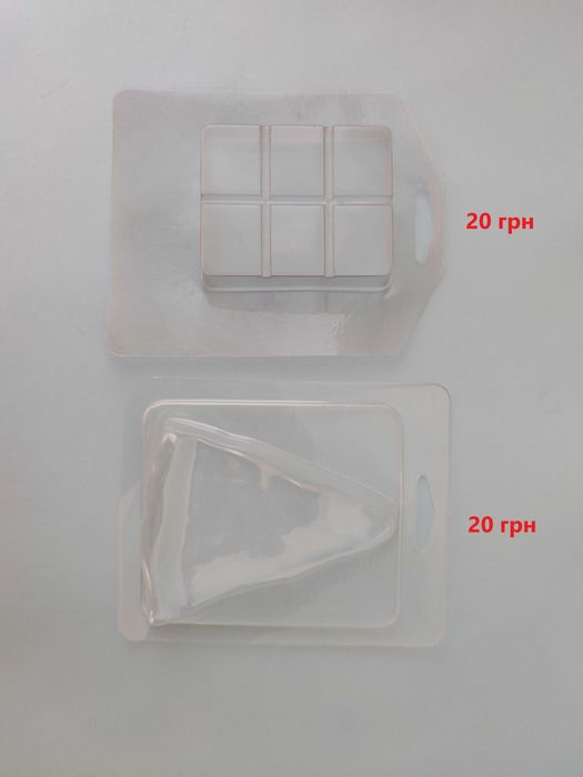 Форми для мила пластикові та силіконові