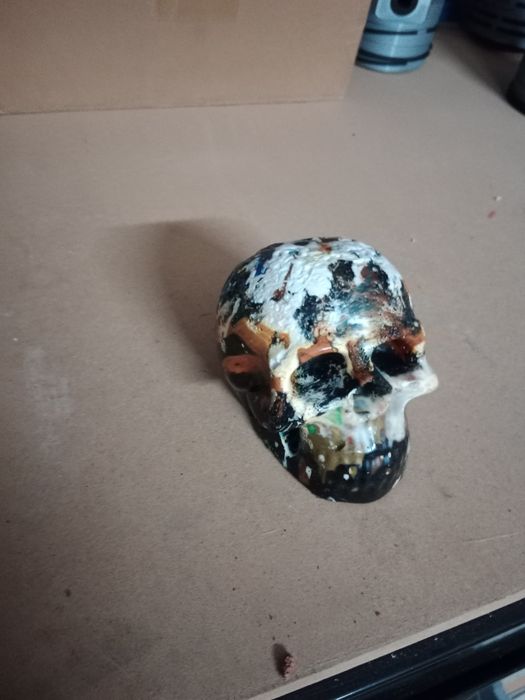 Czaszka ozdobna kolorowa