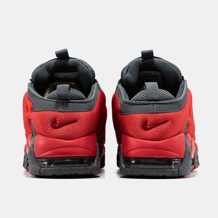 Кросівки Кроссовки Nike Air More Uptempo Low Grey Red Кросовки повсякденні