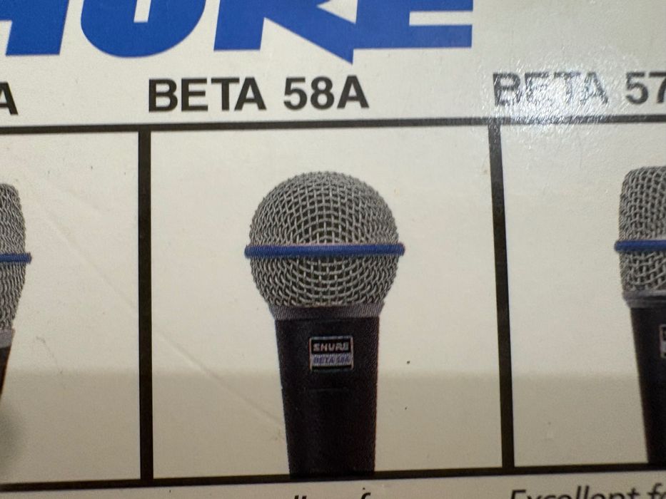 Shure Beta 58A Original | Estado Impecável | Caixa
