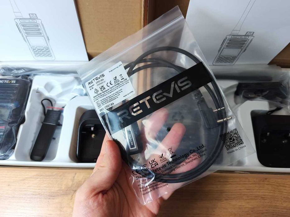 Рація Retevis RA89 - потужність 10Вт, далекобійна, зарядка Type-C