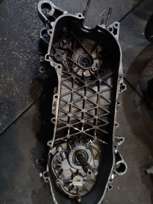 Картера 140 мм бараб двиг гилера- с коленвалом в сборе и редуктором