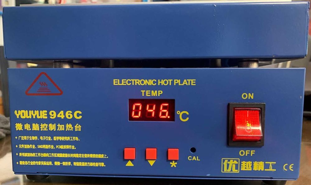 Aquecedor de placas electronicas para reparação