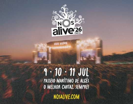 Bilhete Nos Alive | 11 Julho