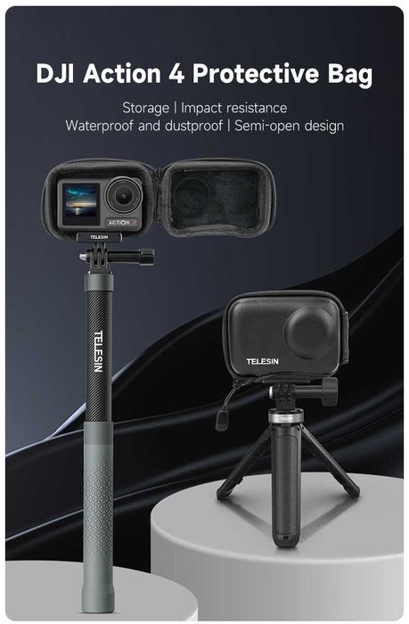 Etui do kamery sportowej Dji Osmo Action 3/4/5 firmy TELESIN