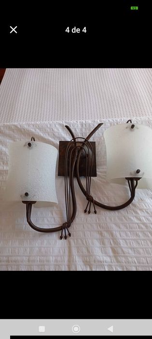 Aplique duplo rústico