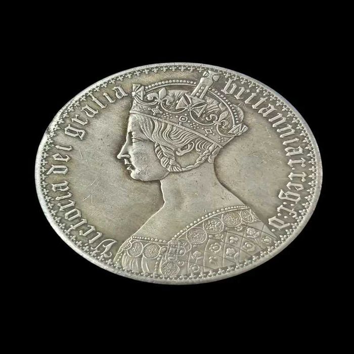Британская монета Victoria del Gratia Britania