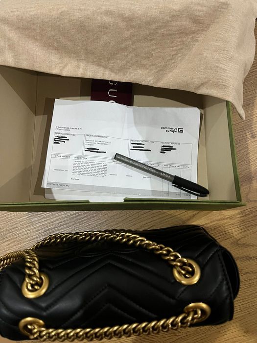 Mala de luxo GG marmont