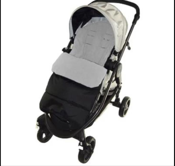 Saco dormir para bebe, carrinho e alcofa, Novo (em azul e cinza)