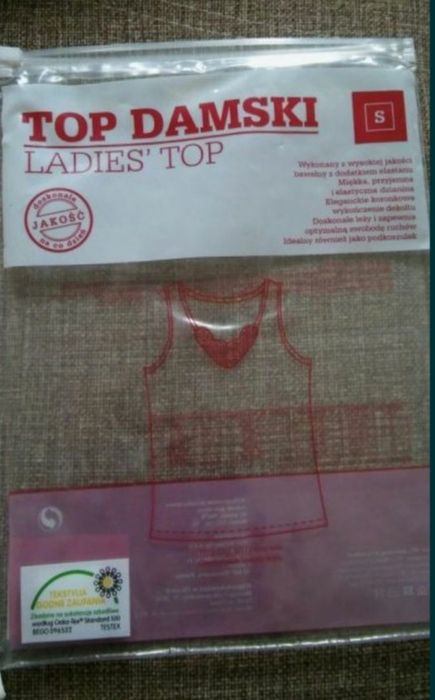 Top damski, biały S