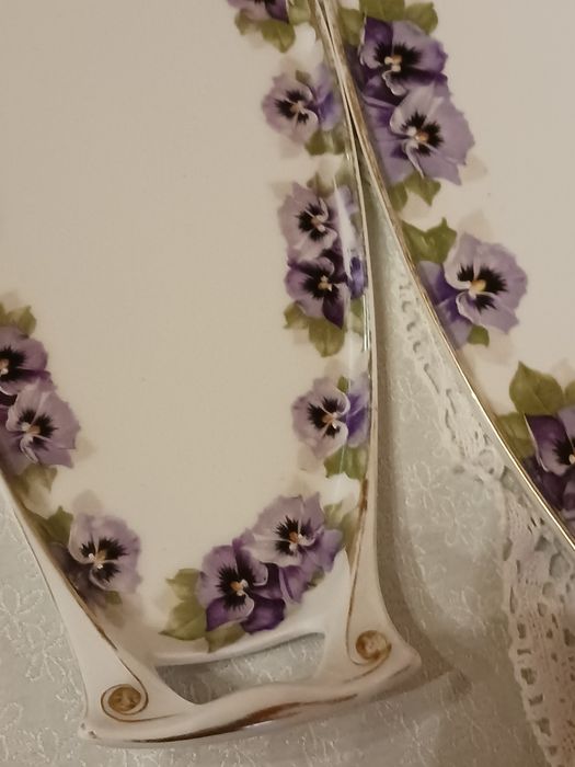 Polmiski 46 cm do serwowania ryb Rosenthal Victoria Luise bratki