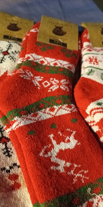 Damskie kolorowe ,ciepłe Alpaki. Do 31,12 10zł/para!