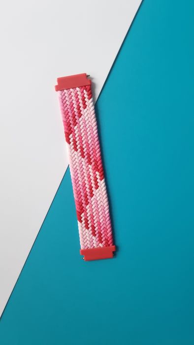 Pasek plecionego materiału 20 mm do zegarka Samsung, Huawei, Amazfit,