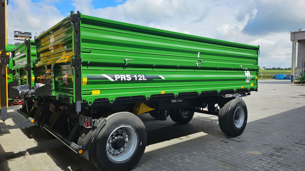 Wielton Przyczepa rolnicza burtowa PRS-2/W12L, 12 ton, wersja LONG, nowa, gwarancja 24 m-ce!  Sprawdź pozostałe modele dostępne od ręki! Nie Pronar, Zasław