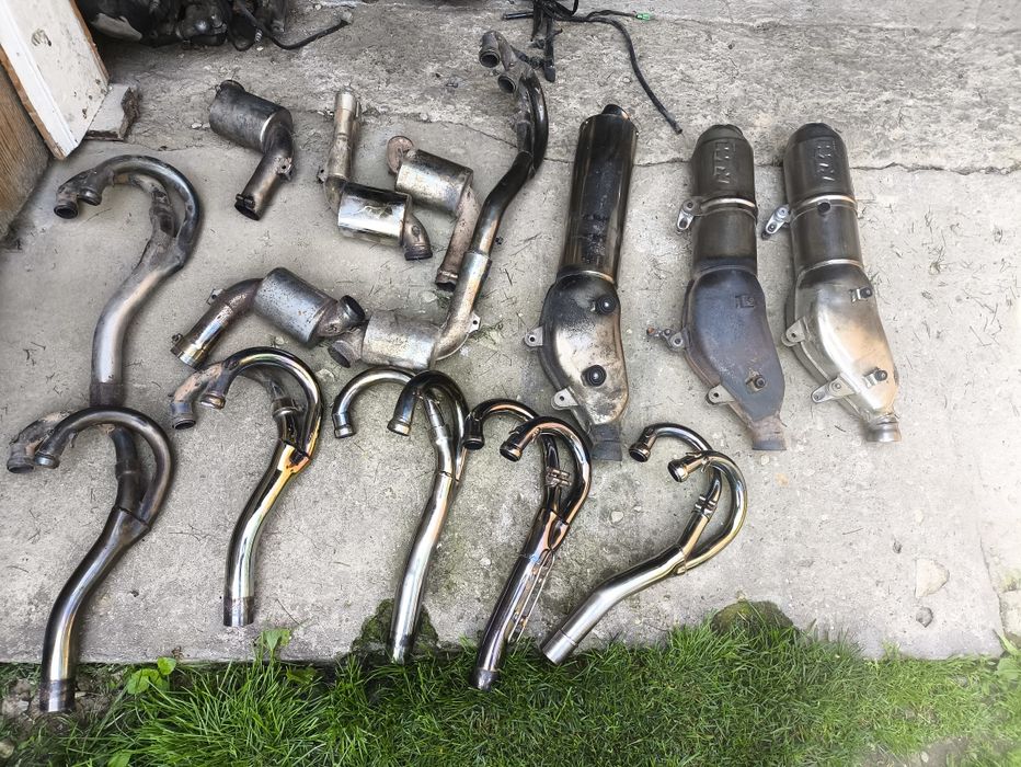 KTM Lc4 tłumik kolektor