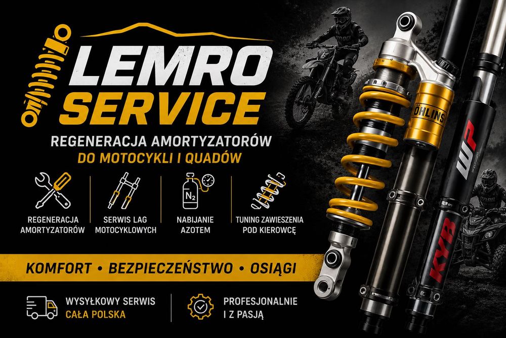 Regeneracja amortyzatorów motocyklowych