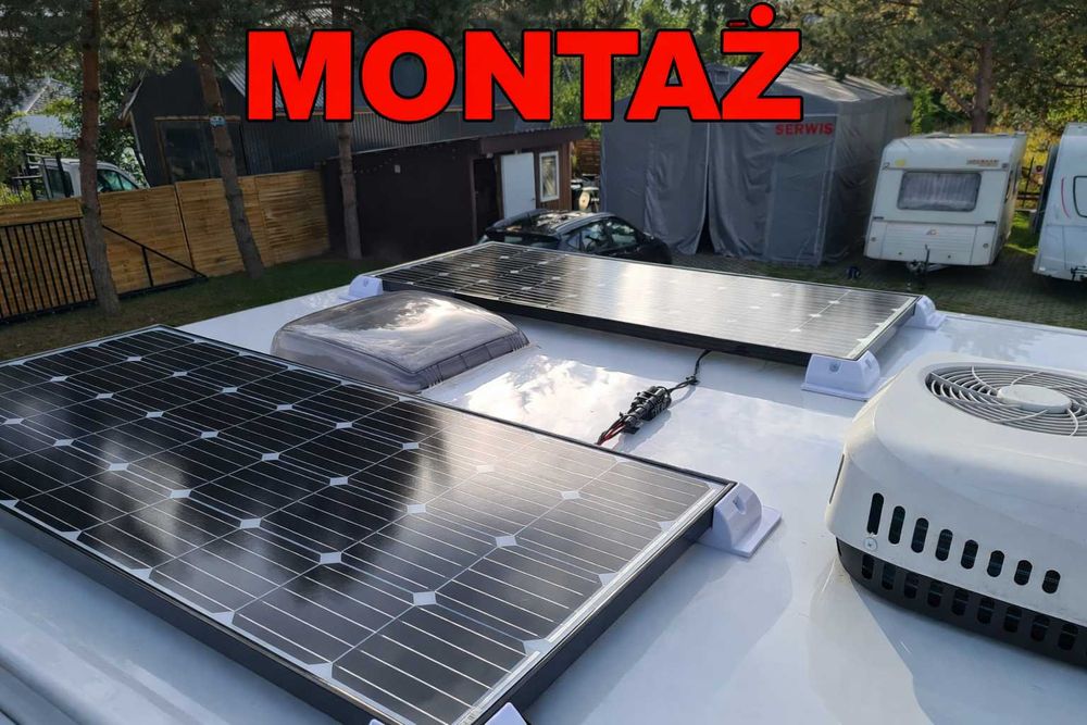 Panele Fotowoltaiczne Solarne KAMPER VAN JACHT Mazowieckie Warszawa