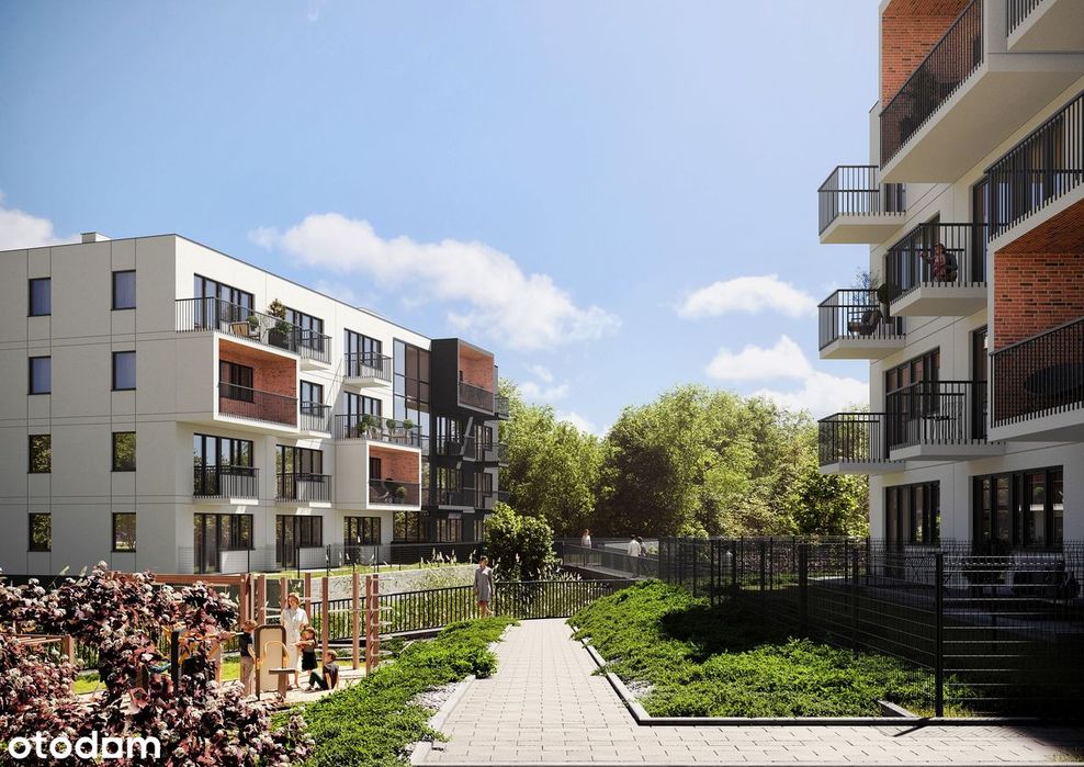 2-pokojowe mieszkanie 41 m² + balkon Bez Prowizji - Więcej