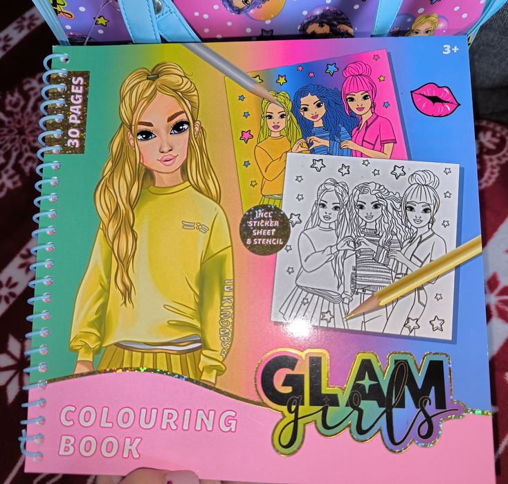 Torebka z kolorowankami