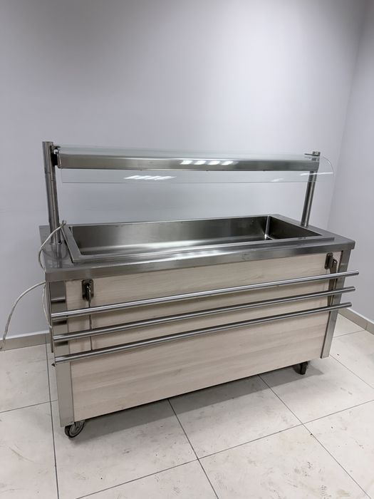 Ciąg gastronomiczny ze stali nierdzewnej