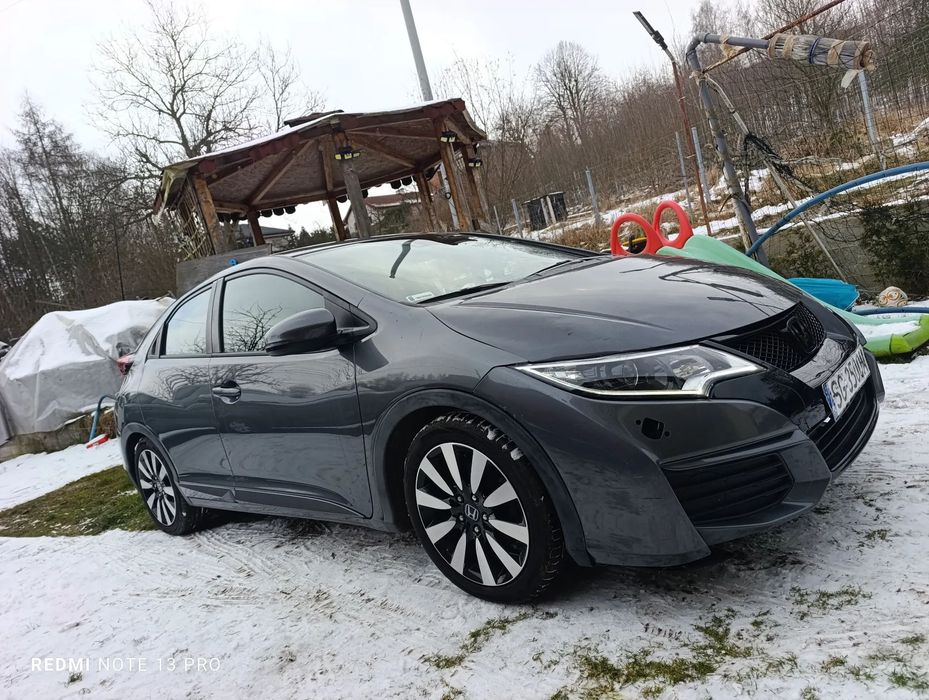 Honda Civic Salon pl 1.8 benzyna lift 80 tys km navigacja kamera