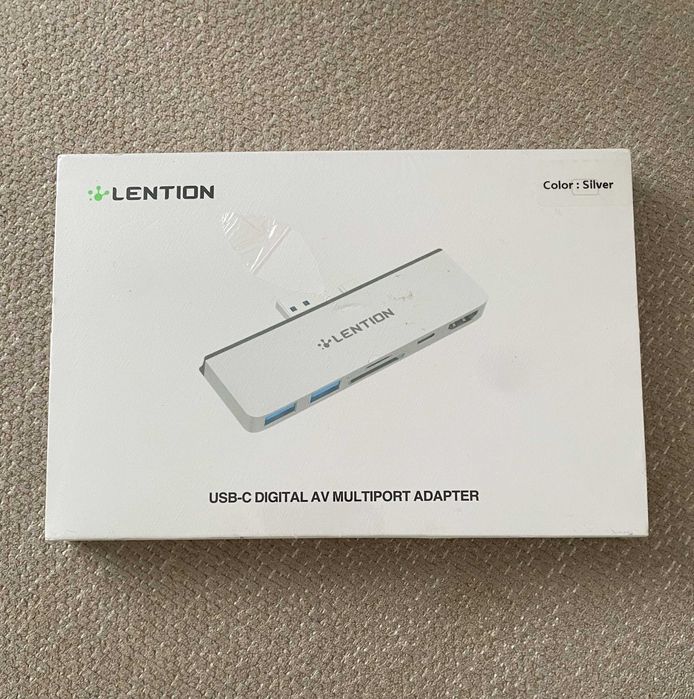 LENTION 6 w 1 -  Koncentrator do laptopa - NOWY firmowo - USB, HDMI